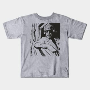 Anthony Bourdain Black Pencil Kids T-Shirt